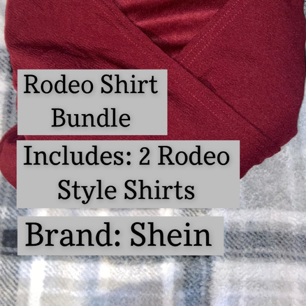 Western Style Cropped Shirt Set